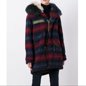 Mr & Mrs Italy Plaid Hooded Parka
